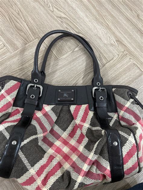 fake burberry blue label shoulder bag
